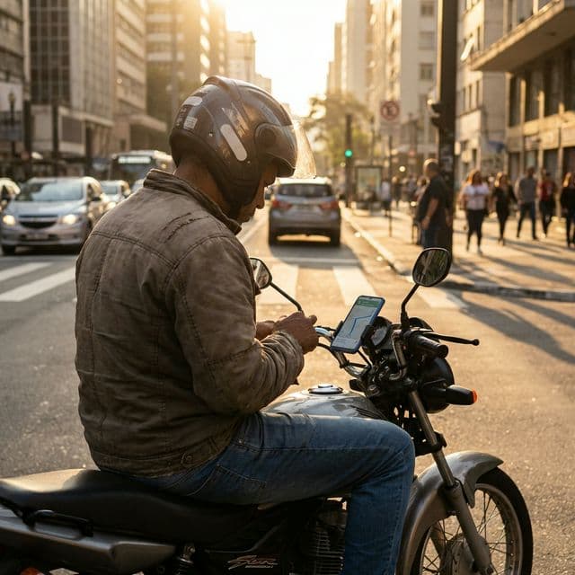 Comerciante no celular gerenciador em fluxo de tempo de Kanban movendo do pendente e finalizado.